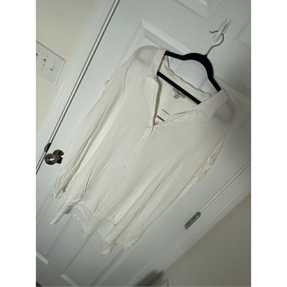 Alexander Jordan women’s sleeveless blouse white NWT 3X